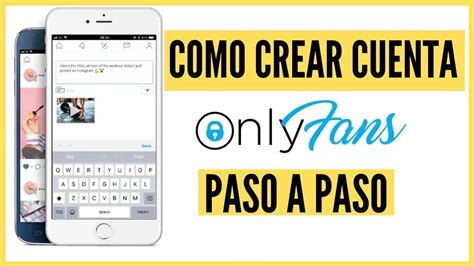 como crear cuenta onlyfans paso a paso|Crear una cuenta en OnlyFans